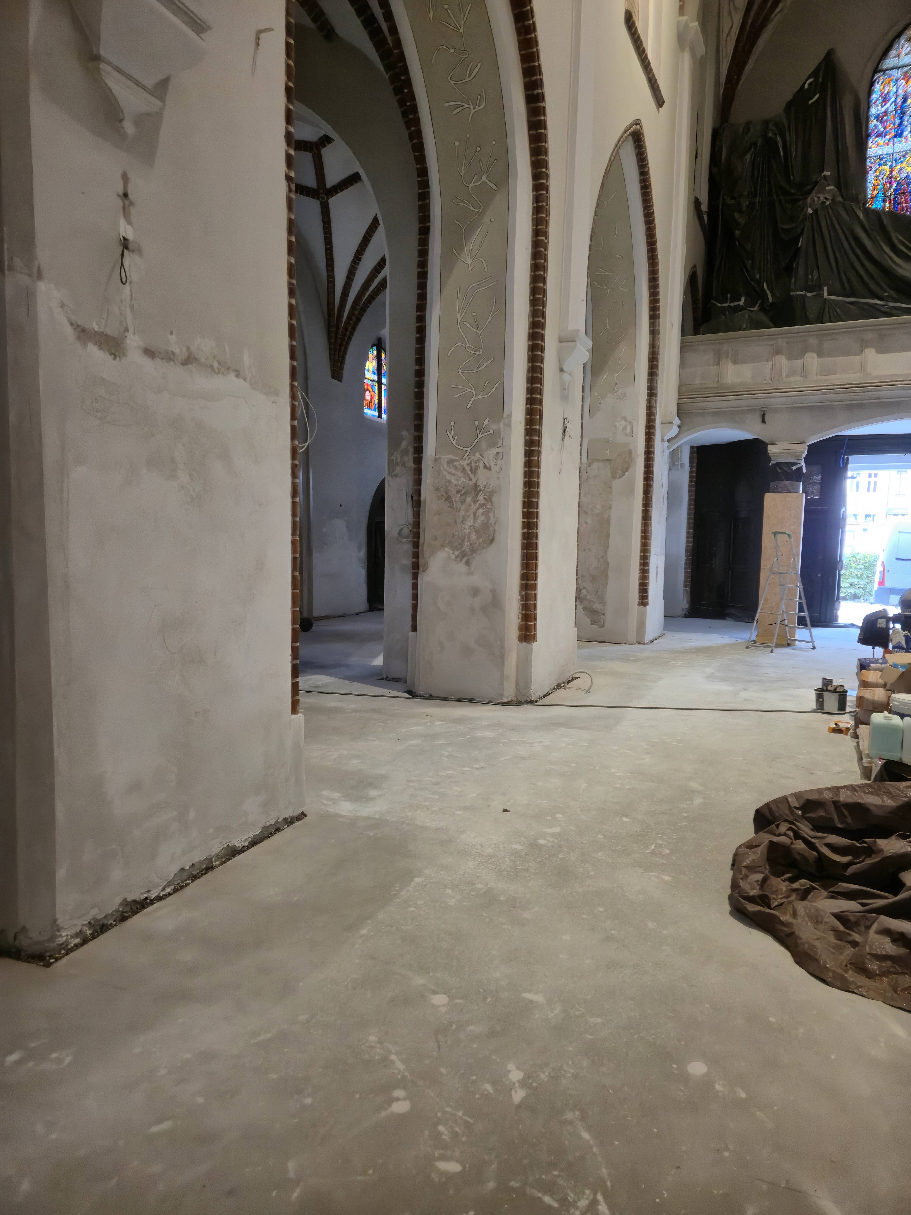 Remont koscioła św. Marcin