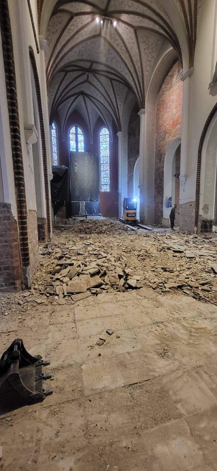 Remont koscioła św. Marcin