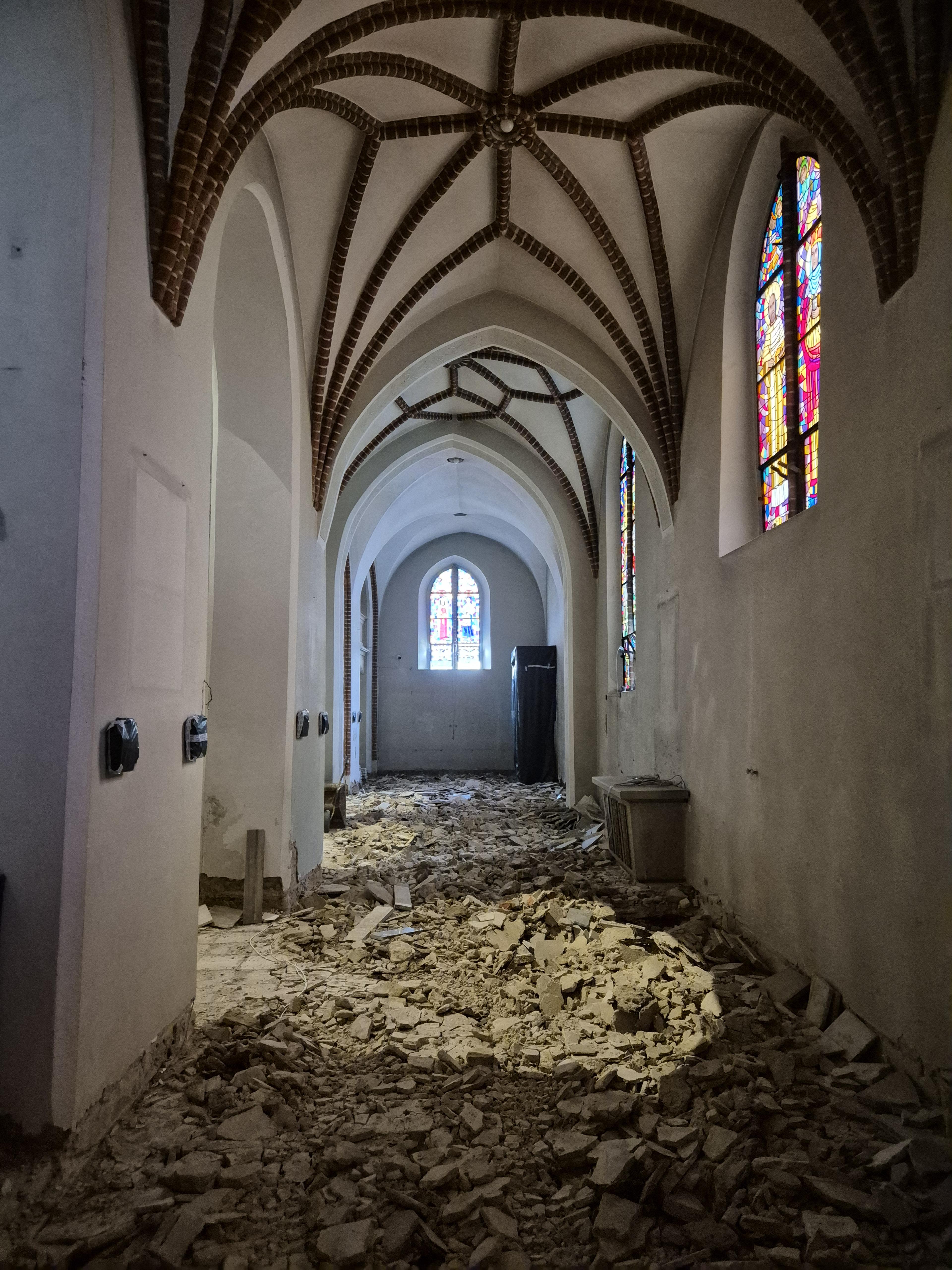 Remont koscioła św. Marcin