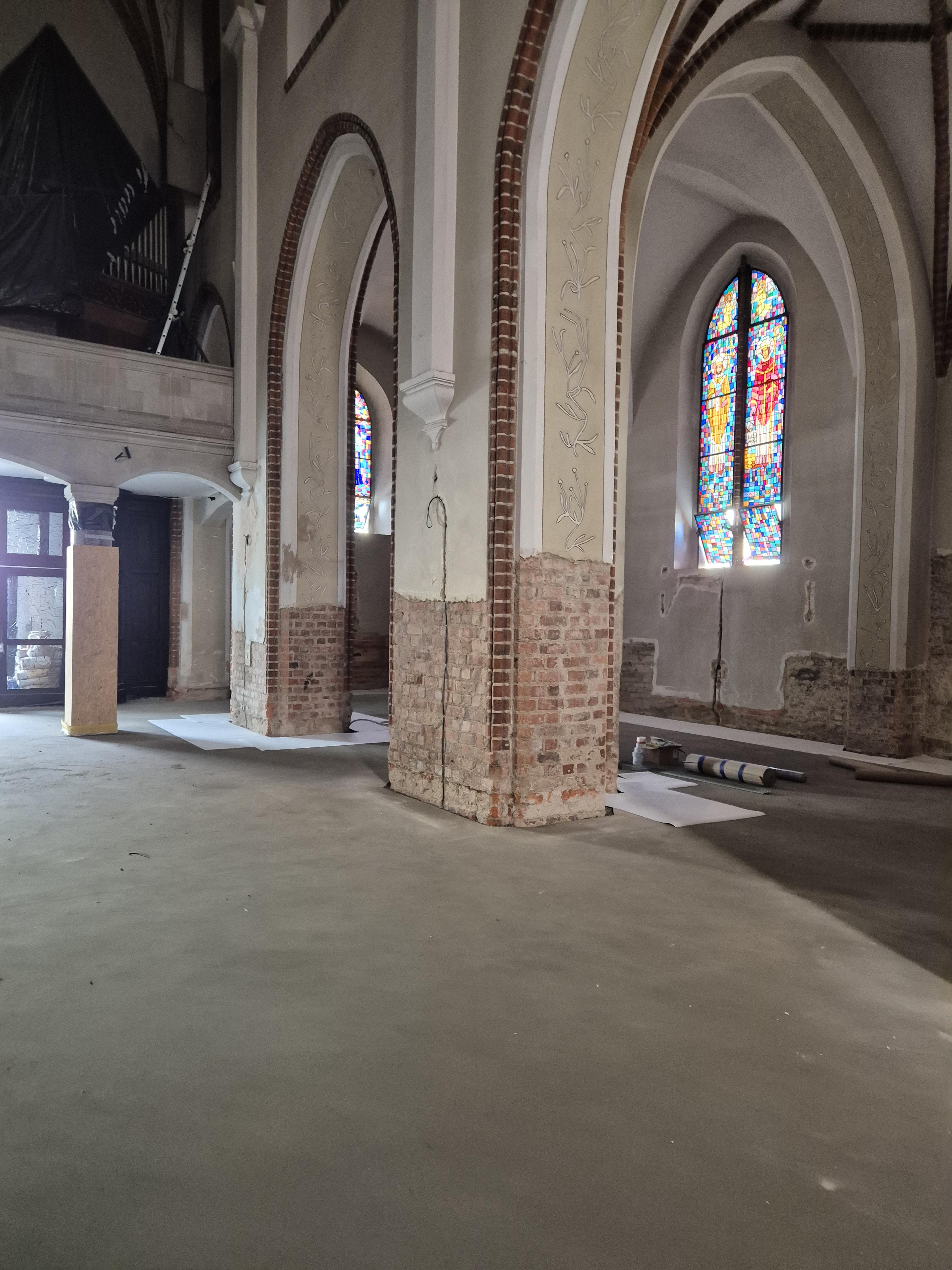 Remont koscioła św. Marcin