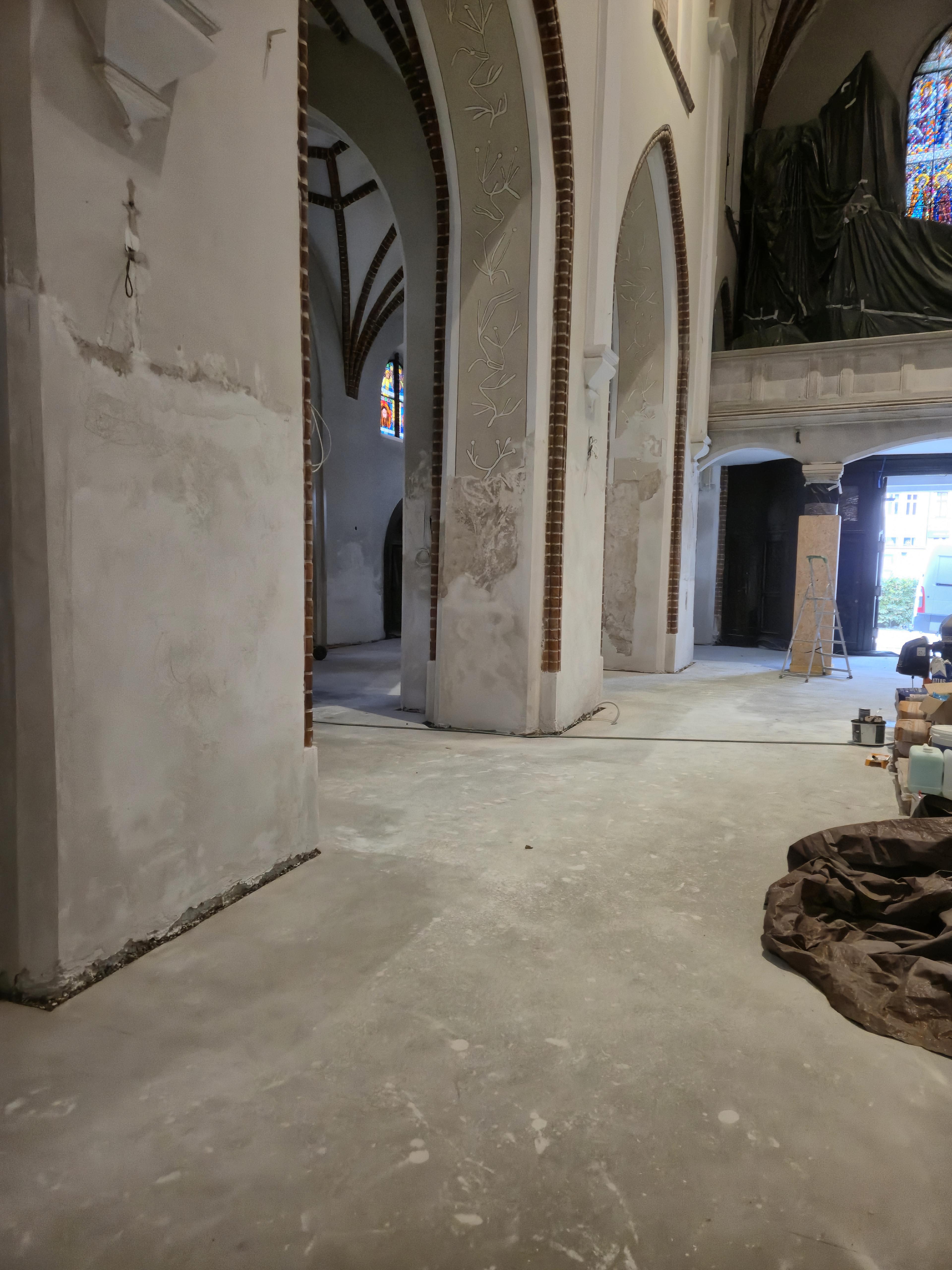 Remont koscioła św. Marcin