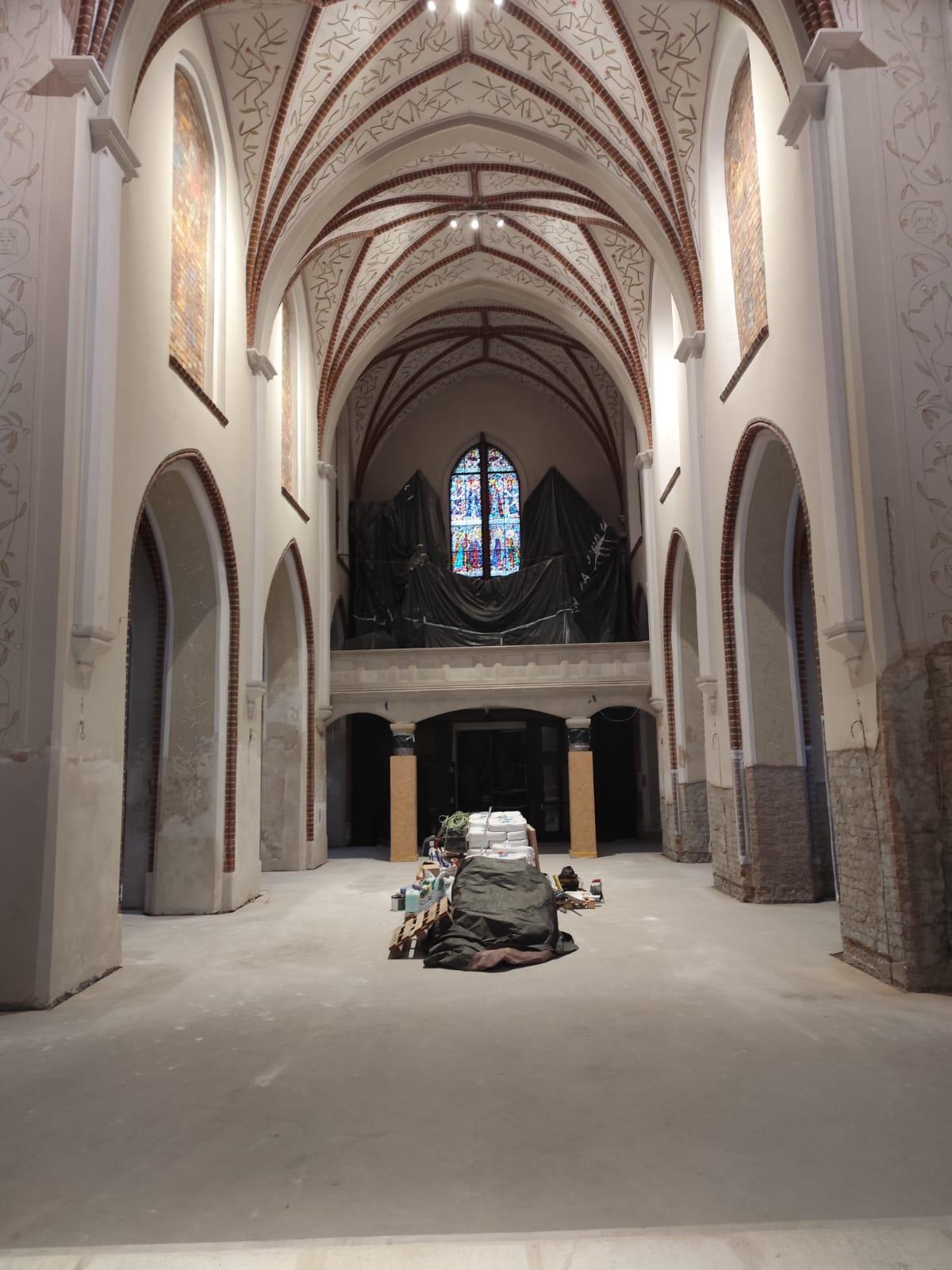 Remont koscioła św. Marcin